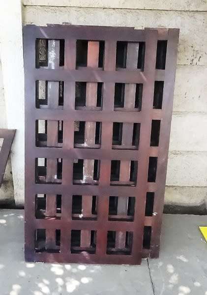 HEAVY MERANTI BLOCK FRAMES 1320 X 695 MM 35-40 MM THICK
