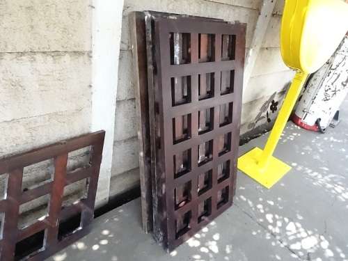 HEAVY MERANTI BLOCK FRAMES 1320 X 695 MM 35-40 MM THICK