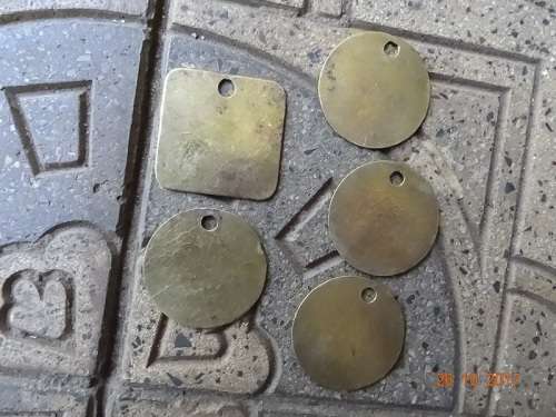 JOHANNESBURG MUNICIPALITY TRAMWAY TOKENS