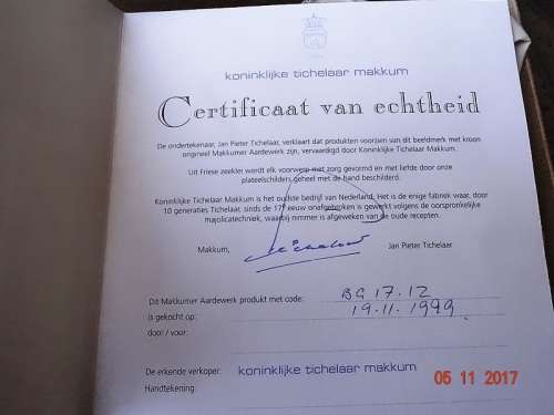 CERTIFIED MAKKUM HOLLAND WALL PLATE