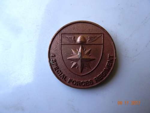 4 SPECIAL FORCES REGIMENT COIN