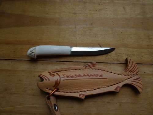 REINDEER ANTLER CARIBOU MINI DAGGER