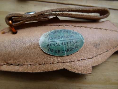 REINDEER ANTLER CARIBOU MINI DAGGER