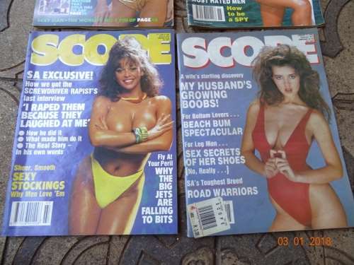 4 X VINTAGE SCOPE MAGAZINES.