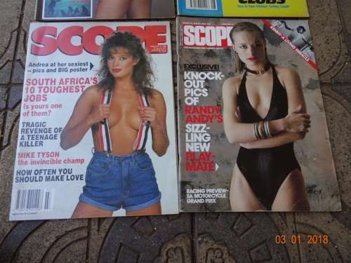 4 X VINTAGE SCOPE MAGAZINES.