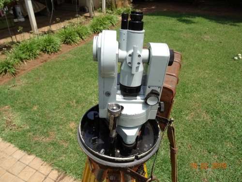 1976 USSR T5K THEODOLITE ON SWISS TRIPOD