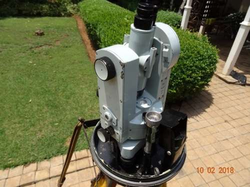 1976 USSR T5K THEODOLITE ON SWISS TRIPOD