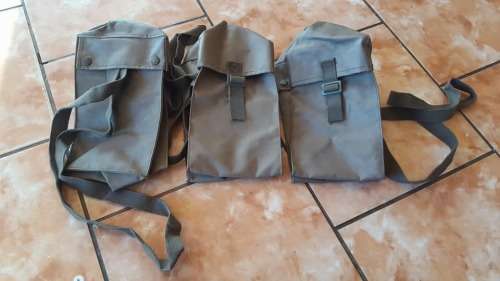 MILITARY VINYL GAS RESPIRATOR BAGS