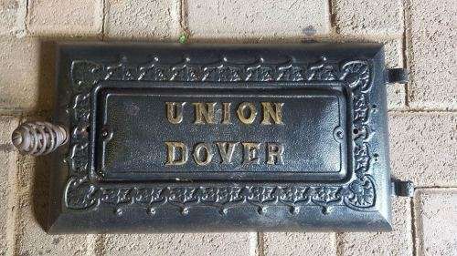 CAST IRON UNION DOVER STOVE DOOR