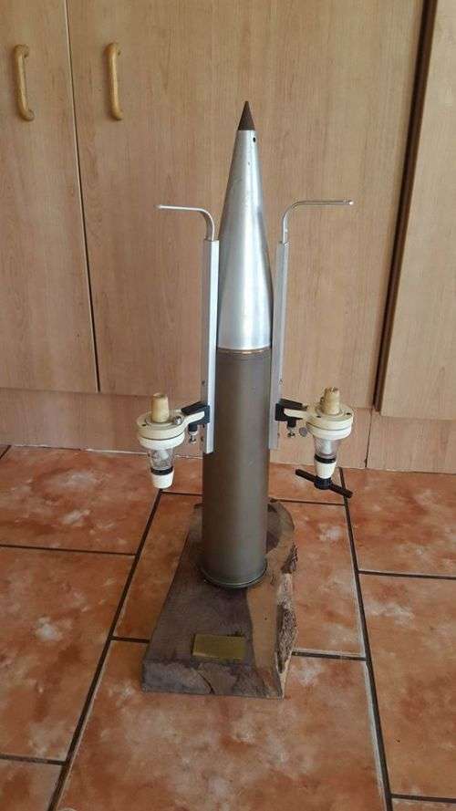 90 MM ARTILLERY LIQUOR DISPENSER DONATED BY 2 SSB LWT 1990