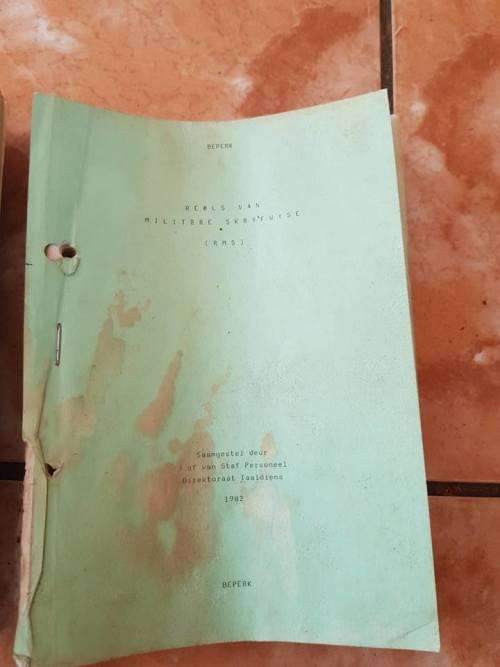 1980'S SADF INSTRUCTION MANUALS