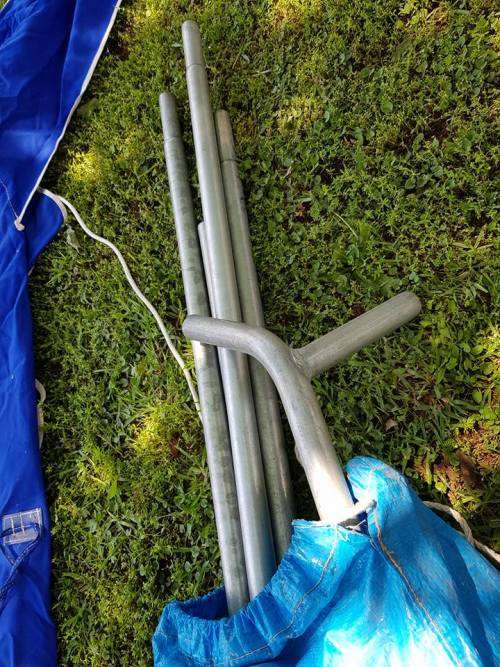 CANVAS GAZEBO, HEAVY DUTY POLES 3 x 2 m