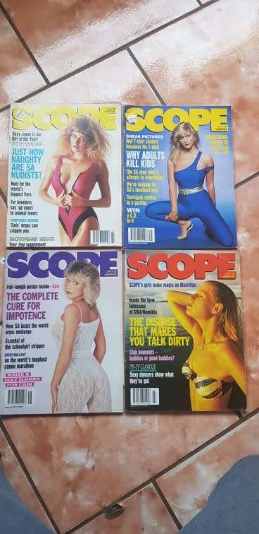 4 X VINTAGE SCOPE MAGAZINES
