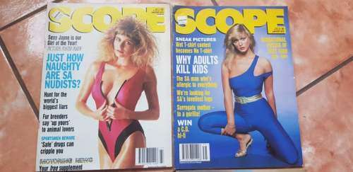 4 X VINTAGE SCOPE MAGAZINES