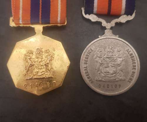 PRO PATRIA AND GENERAL SERVICE MEDAL