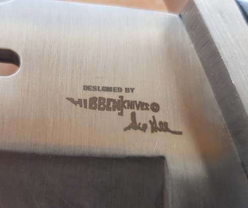 MINT RAMBO  III KNIFE GIL HIBBEN DESIGN. 420 MM