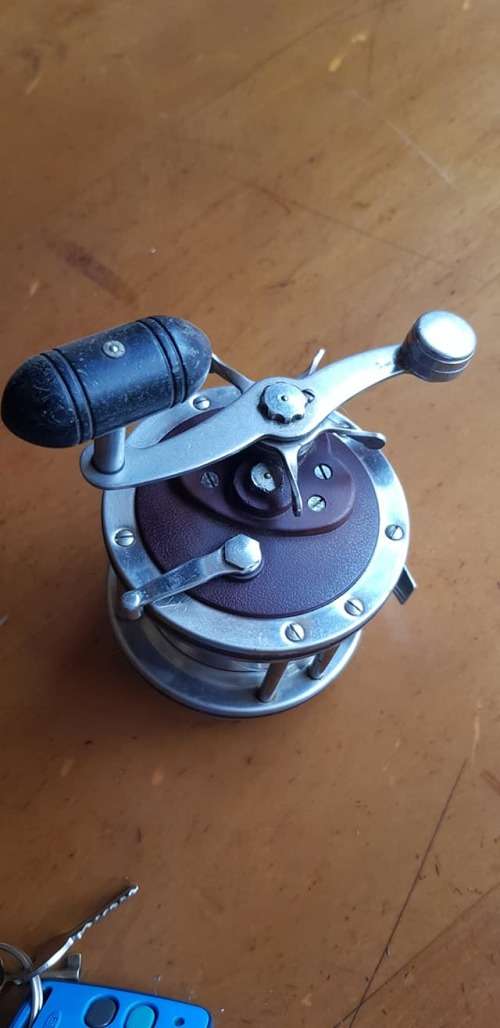 VINTAGE KENKOR SUS 18 8 DRUM REEL.