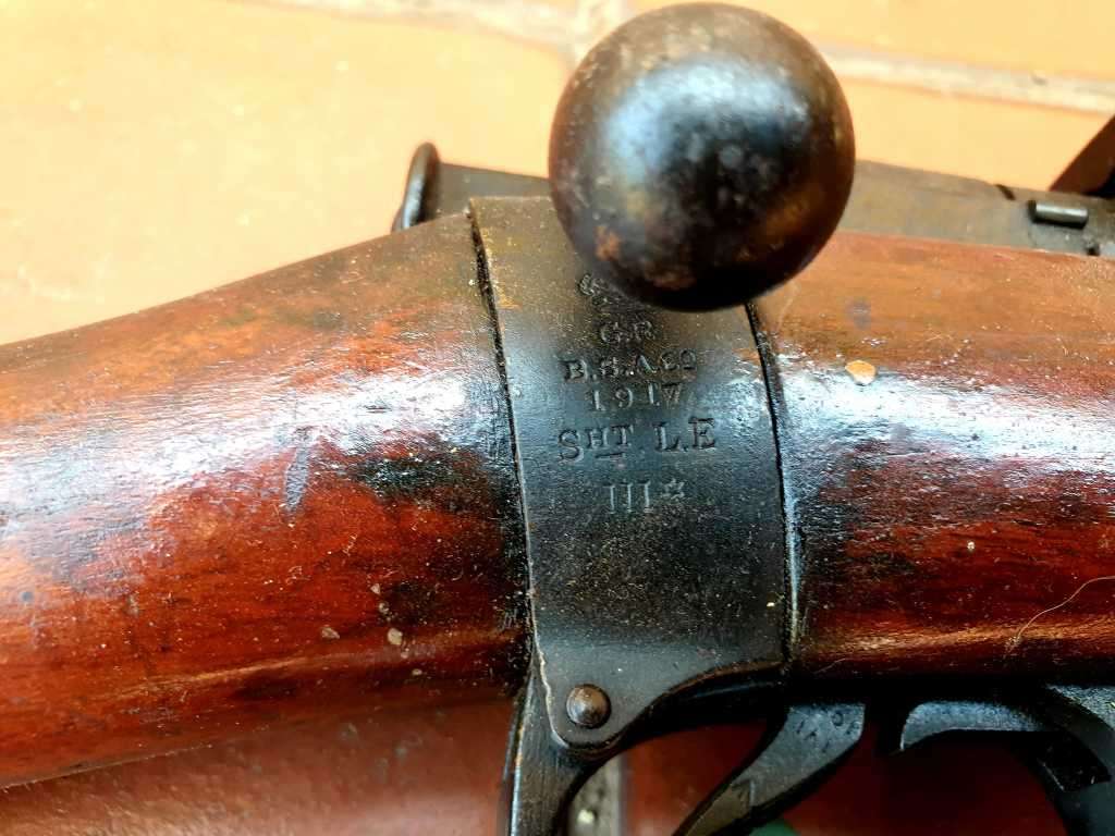EXCELLENT 1917 WW1 SMLE 303 WITH WILKINSON BAYONET EX , RHODESIAN NON FUNCTIONAL DISPLAY