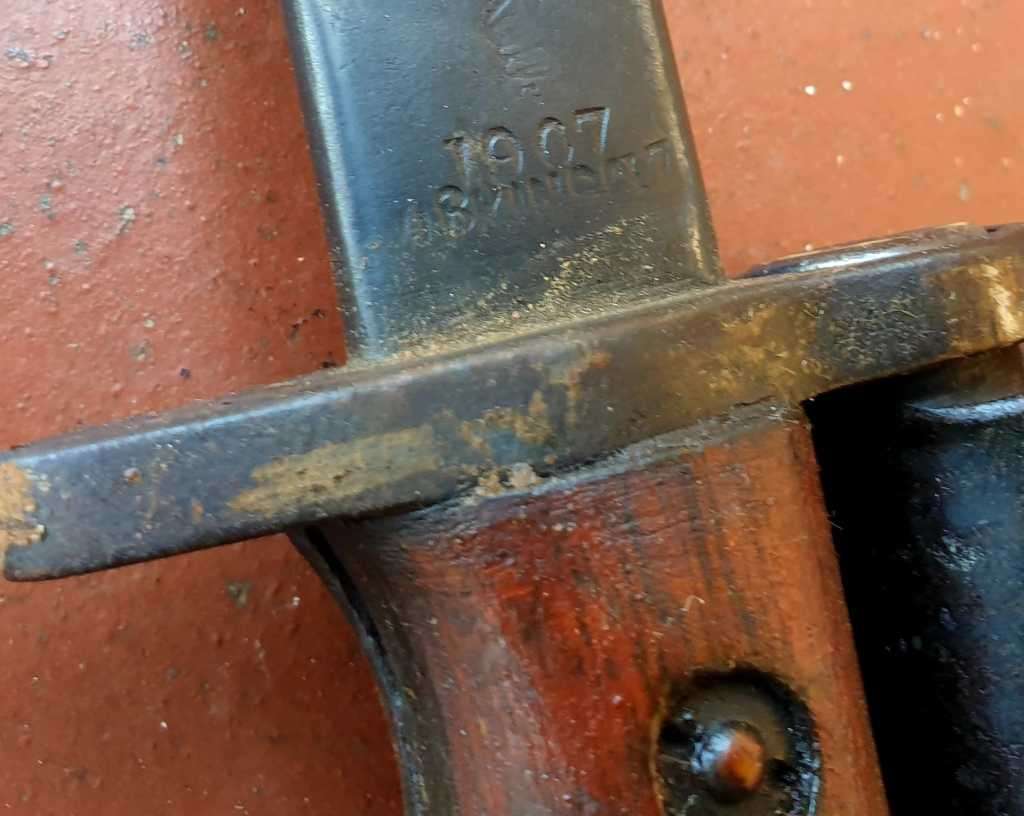 EXCELLENT 1917 WW1 SMLE 303 WITH WILKINSON BAYONET EX , RHODESIAN NON FUNCTIONAL DISPLAY