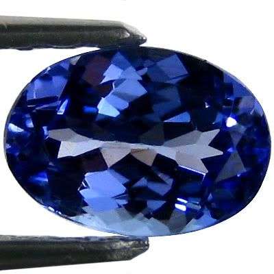0.73CT RAREST NATURAL BLUE TANZANITE OVAL