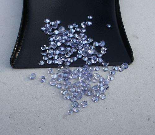 0.63 CT LOOSE NATURAL TANZANITE 1,8 - 2MM EACH