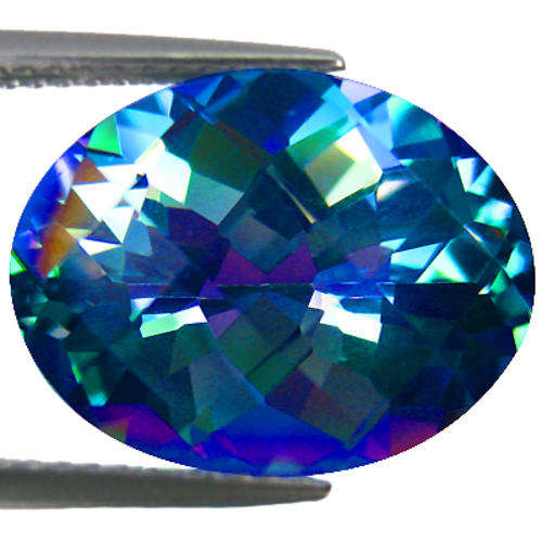 11.56Ct EXTREMELY TOP FIRE NATURAL LASER MISTIC TOPAZ