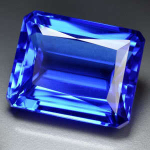 21.35ct.AWESOME BLUE TANZANITE QUARTZ OCT GEMSTONE
