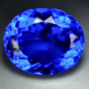 18.30ct.AWESOME BLUE TANZANITE QUARTZ OVAL LOOSE GEM