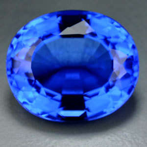 25.65ct.AWESOME  TANZANITE BLUE QUARTZ OVAL LOOSE GEM