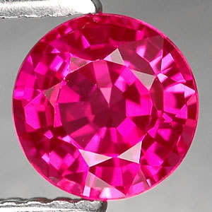 1.40 CT. FINE ROUND 6.3 MM. PINK NATURAL SAPPHIRE
