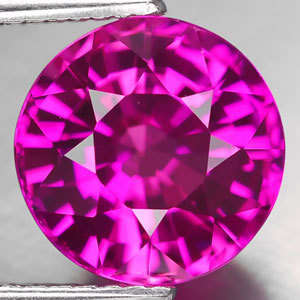 5.80 CT.ROUND VIOLET PINK SAPPHIRE