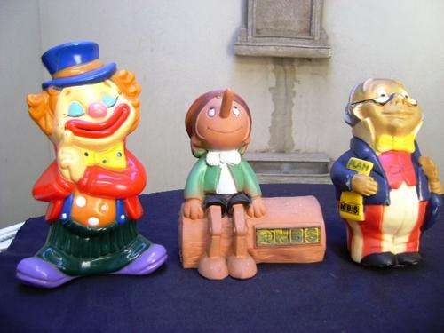 3 VINTAGE MONEY BOXES