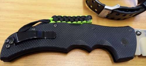 Casio G and Cold steel Recon.