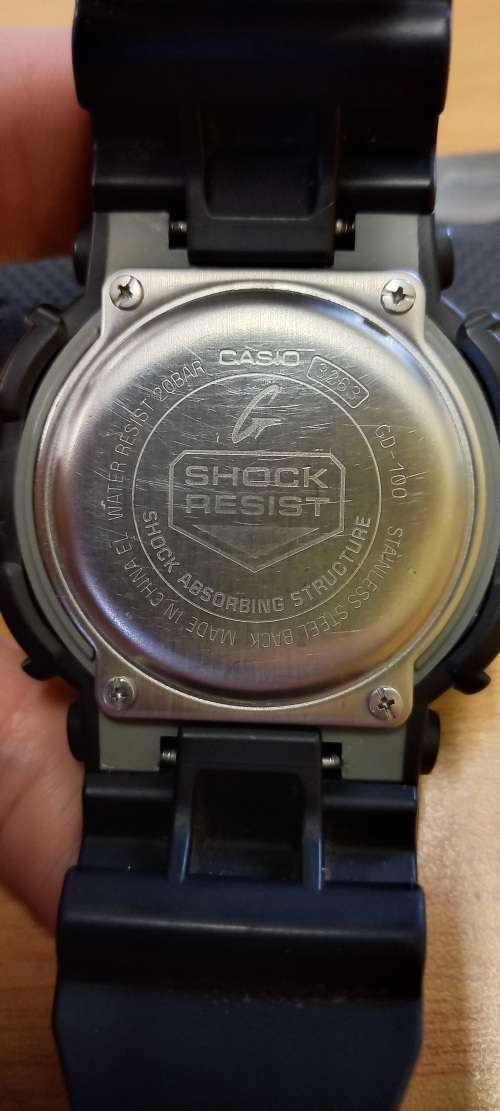 Casio G and Cold steel Recon.