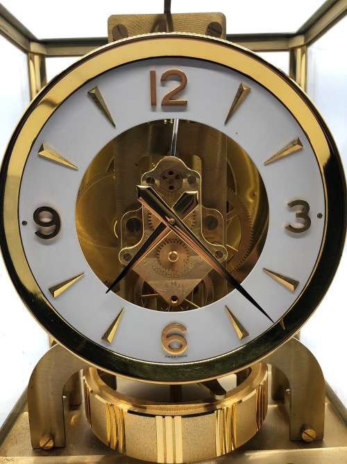 Swiss Jaeger LeCoultre Atmos Clock with original box - no reserve!