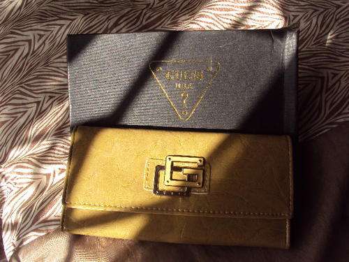 GUESS beige wallet!