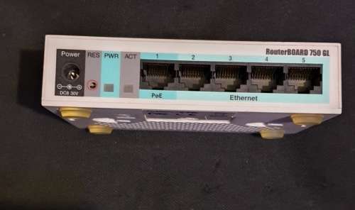 Mikrotik RouterBoard 750GL - 5 port Gigabit