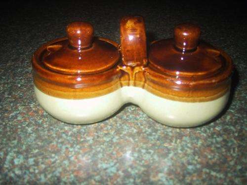 Sweet little Ceramic Mustard Pot