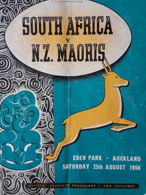 Springboks vs NZ Maoris 1956 Match Program