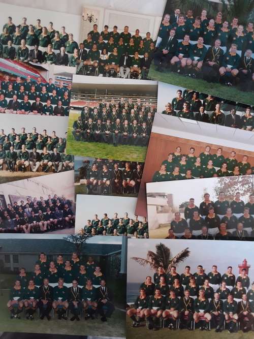 14 Original Springbok Team photos from the 1990s