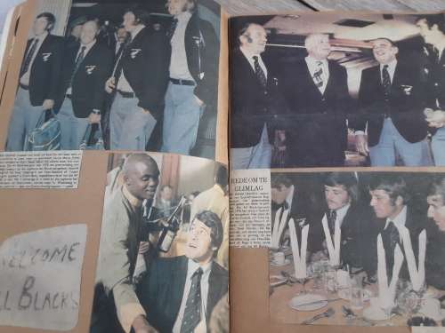 1976 New Zealand Rugby Tour to South Africa Scrapbook/Plakboek