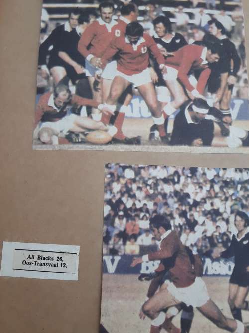 1976 New Zealand Rugby Tour to South Africa Scrapbook/Plakboek