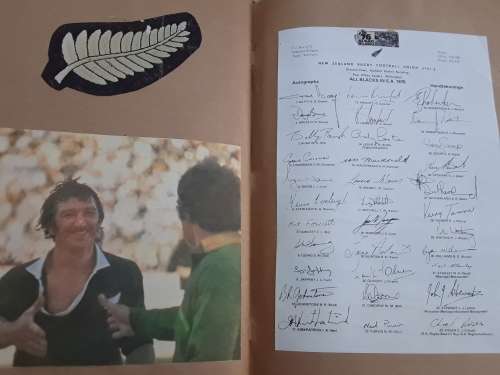 1976 New Zealand Rugby Tour to South Africa Scrapbook/Plakboek