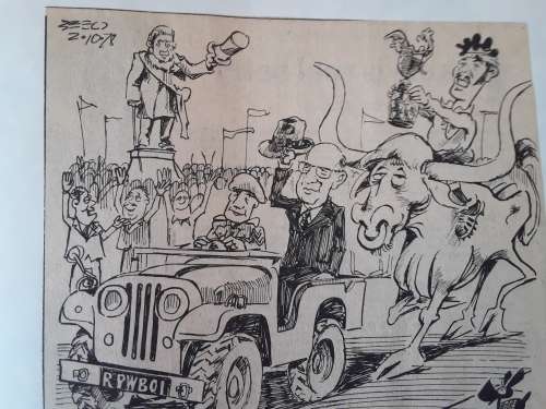 1978 Rugby Currie Cup Final Scrapbook/Plakboek