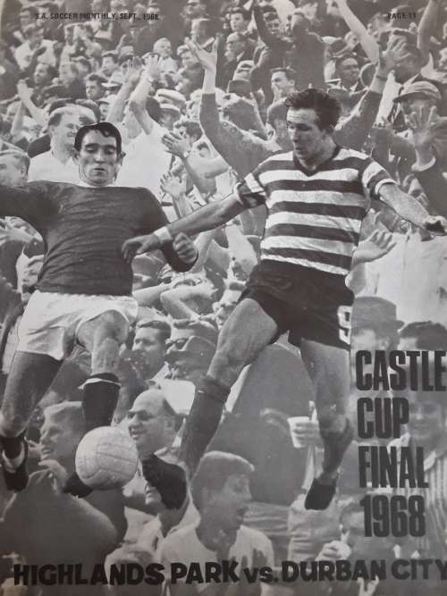 Castle Cup Final 1968 match programme