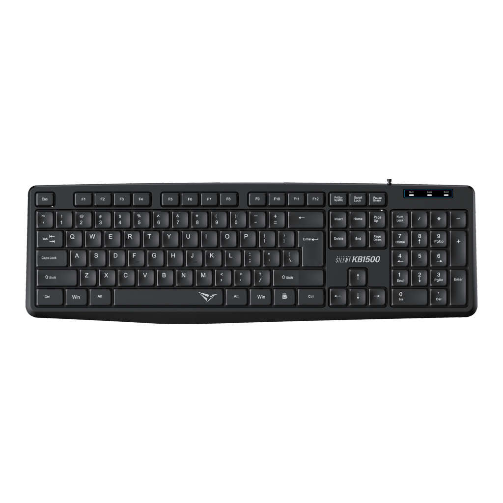 Alcatroz Silent KB1500 USB Wired Keyboard