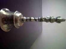 REDUCED PRICE RARE ANTIQUE BRASS "THE RENDEVOUZ" BELL