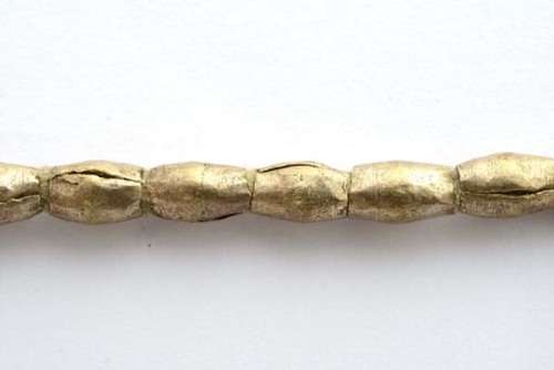 Ethiopian beads, metal, silver colour, 10x5mm, 1strand, +/-74cm