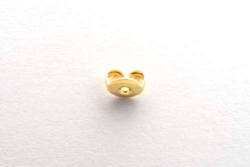 Earring back/butterfly, gold tone, 20pcs