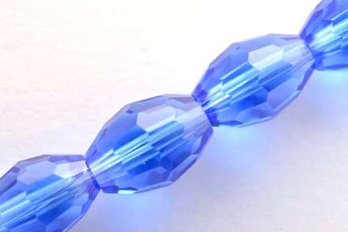 Facetted oval, gold, 8x10mm, 10pcs